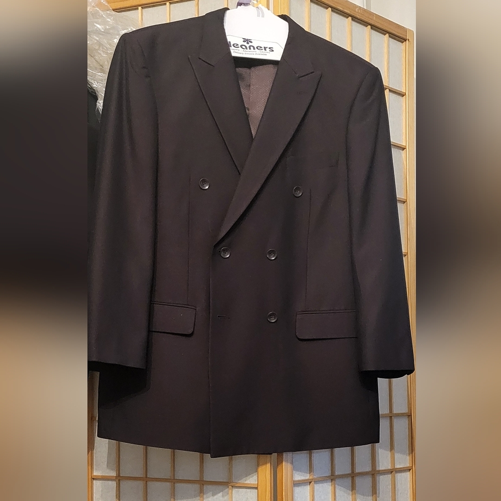 Black Double-Breasted Blazer